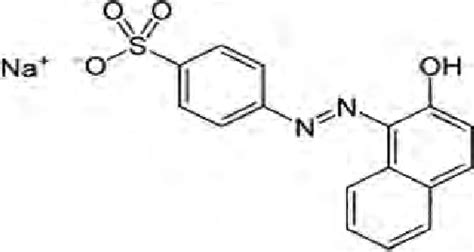 Structure of naphthol orange. | Download Scientific Diagram