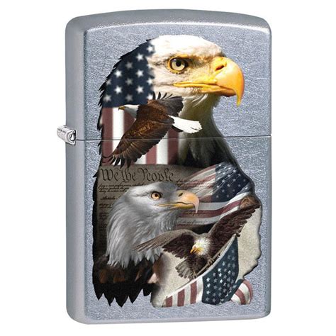 Zippo Lighter Constitution And Bald Eagle Sunshine Daydream