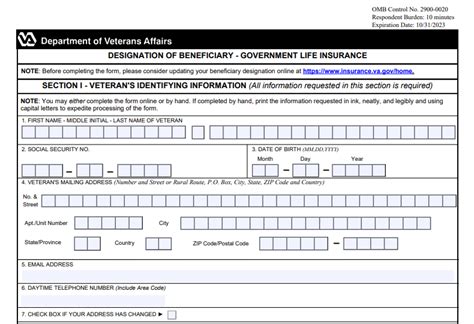 Va Form Printable Fillable In Pdf Va Form