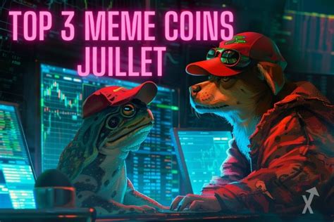 Top 3 des meilleures meme coins à acheter en juillet