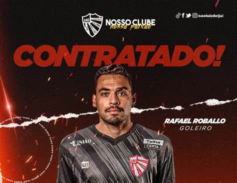 Goleiro Rafael Roballo Est De Volta Ao S O Luiz