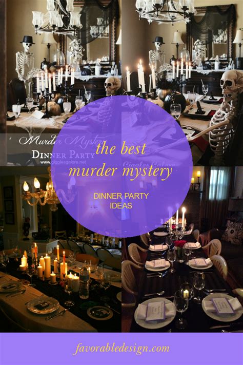 The Best Murder Mystery Dinner Party Ideas - Home, Family, Style and ...