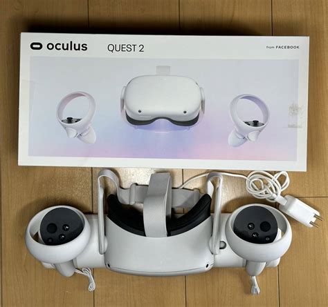 Oculus Quest2 256gb Vrヘッドセット ライトグレイ オキュラスクエスト2 Anker充電スタンド付きmetaテレビゲーム