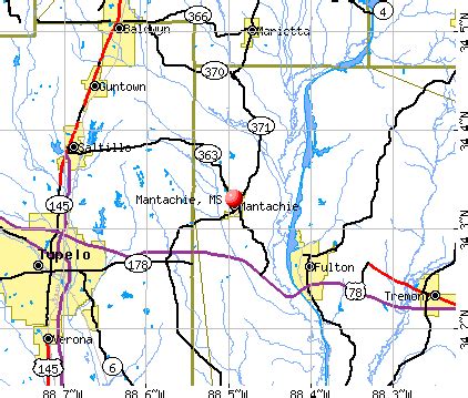 Mantachie, Mississippi (MS 38855) profile: population, maps, real ...