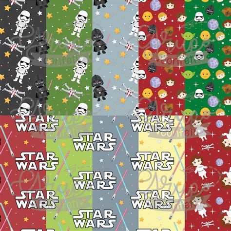 Star Wars Clipart And Digital Papers Immediate Digital Etsy UK