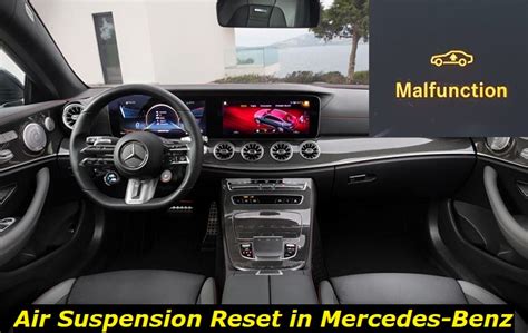 Mercedes Air Suspension Reset Diy Or The Task For Professionals