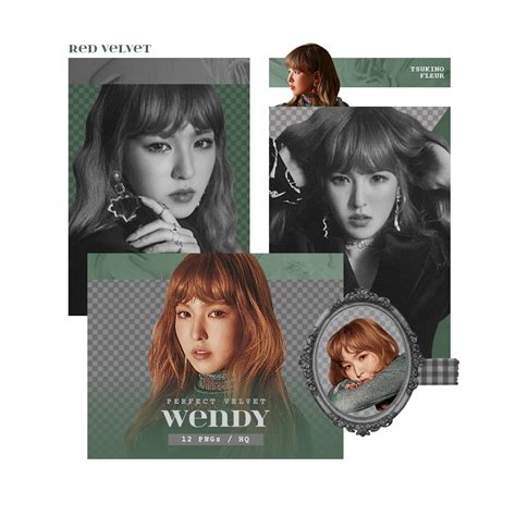 Red Velvet Wendy Perfect Velvet Png Pack By Tsukinofleur On