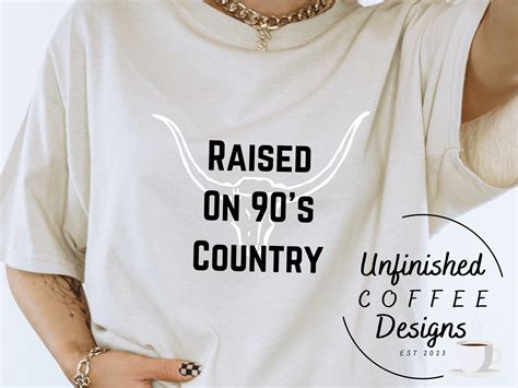 Raised On 90s Country Svg 90s Svg Country Svg Country Music Etsy