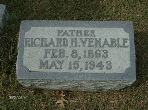 Richard Harmon Venable 1863 1943 Find A Grave Memorial