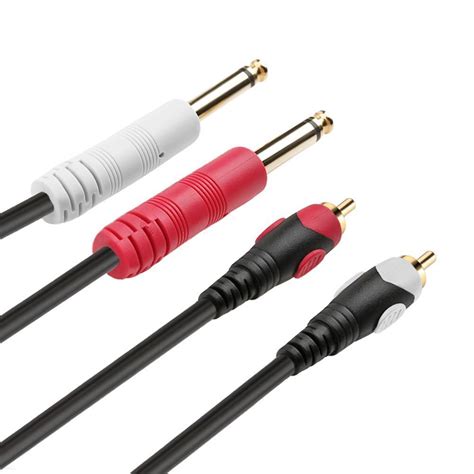 Hermosapoty Kabel Audiokabel Dual Mm Zu Rca Aux Lotus Mixer Dvd