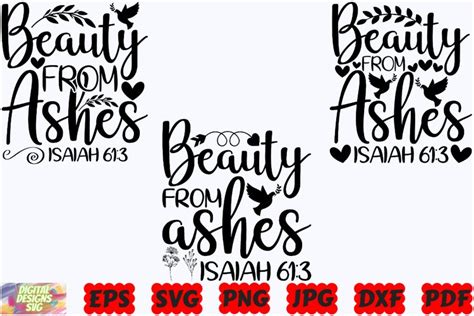 Beauty From Ashes SVG Religious SVG Christian SVG Jesus