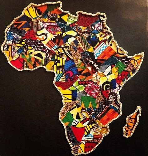 Pin by Antonio Ibarguen on África African wall art Africa map