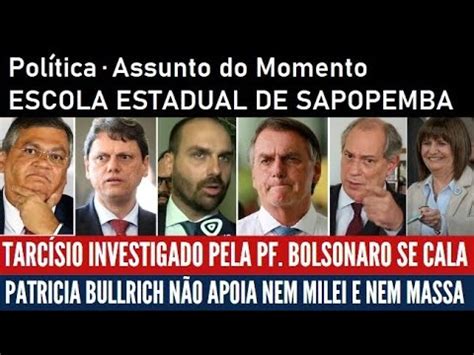 Bolsonaro defendeu arm4s E agr Javier Milei sem Bullrich Tarcísio