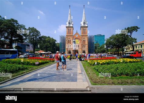 Notre Dame Cathedral Or Nha Tho Duc Ba Stock Photo Of Notre Dame