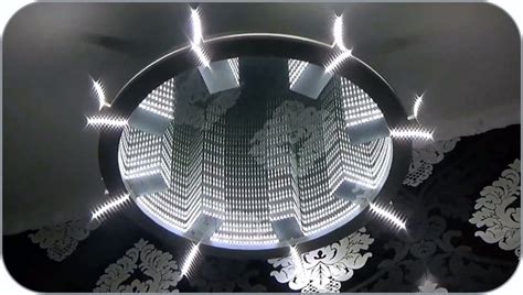 Как сделать светодиодную люстру с 3D эффектом | Люстра, Зеркало с ...