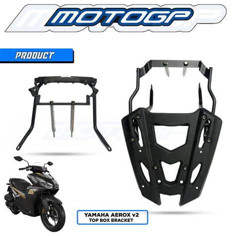 Top 1 Yamaha Aerox V2 Monorack Bracket Heavy Duty Top Box Bracket Motorcycle Set Lazada Ph