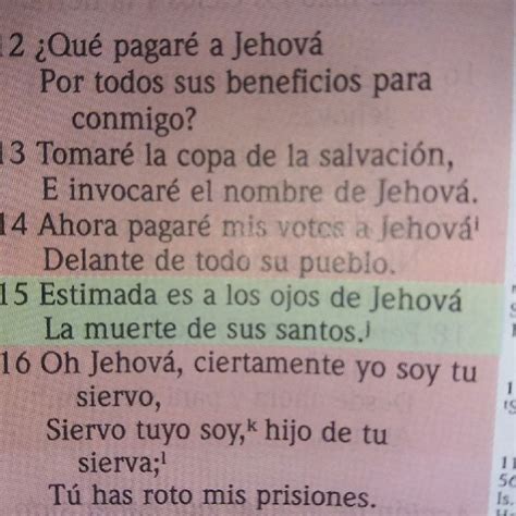 Tema Estimada Es A Jehova La Muerte De Sus Santos El Poder Del