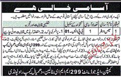 Mess Waiters Job In Pakistan Army Job Advertisement Pakistan