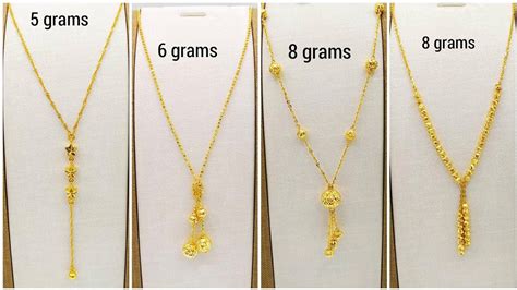 Gold Necklace Designs In 8 Grams