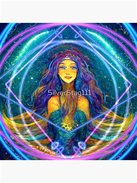 Stardust Mermaid Sticker For Sale By Silverstag Redbubble