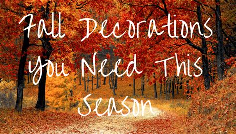 Adorable Fall Decorations You Need This Season