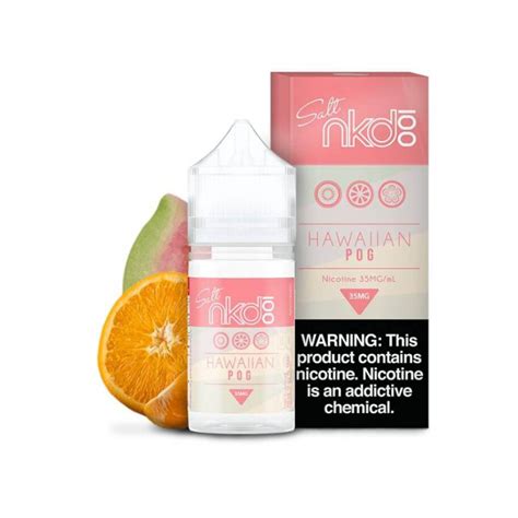 Naked Hawaiian Pog Salt Likit Ml Smok Elektronik Sigara Tan T M Ve