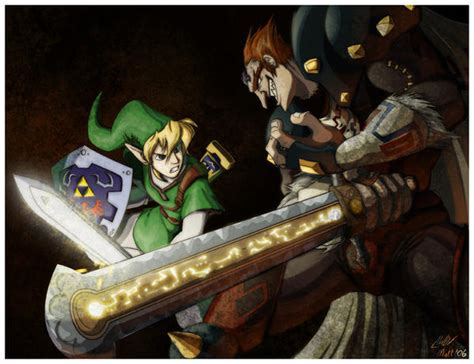 Link Vs Ganondorf By Mensaman On Deviantart