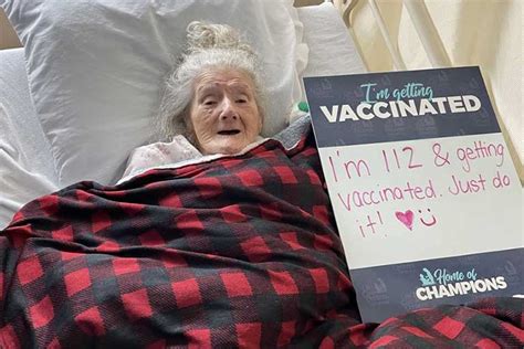 112-year-old at Life Care of Nashoba Valley gets vaccinated for COVID-19