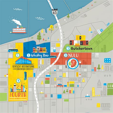 PCMA Convene – Louisville Convention Center Map | Shaw Nielsen Illustration