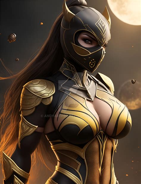 Mortal Kombat Scorpion Girl Fan Artmortal Kombat S By Andyartpro On Deviantart