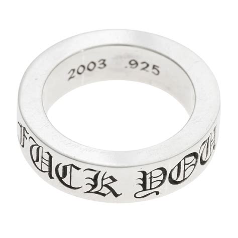 楽天市場クロムハーツ chrome hearts 6mmスペーサー ファックユー 6mm SPACER FUCK YOU 11 5号 シルバーリングCORNER ONLINESTORE