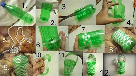 Diy Tutorial Diy Weaving Diy Little Plastic Bottle Basket Beadandcord