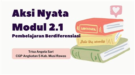 Aksi Nyata Modul 21 Pembelajaran Diferensiasi Youtube