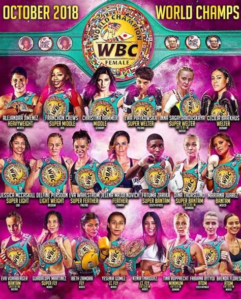 WBC holds for the first time outside Mexico their 3rd WBC Women’s ...