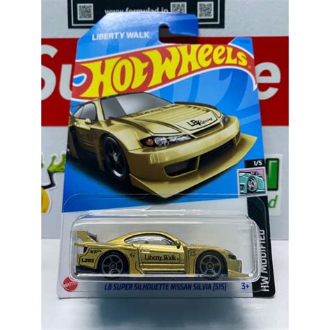 Hot Wheels Lbwk Liberty Walk Super Silhouette Nissan Silvia S Gold Shopee Malaysia