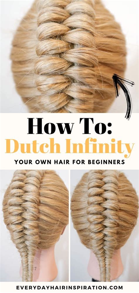 Single Dutch Infinity Braid Step By Step For Beginners Everyday Hair