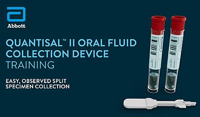 Quantisal Ii Oral Fluid Collection Device Abbott Toxicology