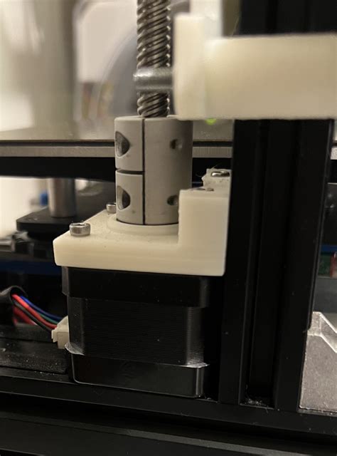 Z Axis Stepper Motor Mount With Integrated Axial Thrust Bearing By Djos