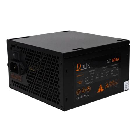 Fonte Atx 500w Reais Bivolt Automática 24 Pinos 3 Sata Shopee Brasil