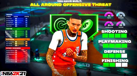 OFFENSIVE THREAT BUILD NBA 2K21 BEST OFFENSIVE THREAT BUILD NBA 2K21