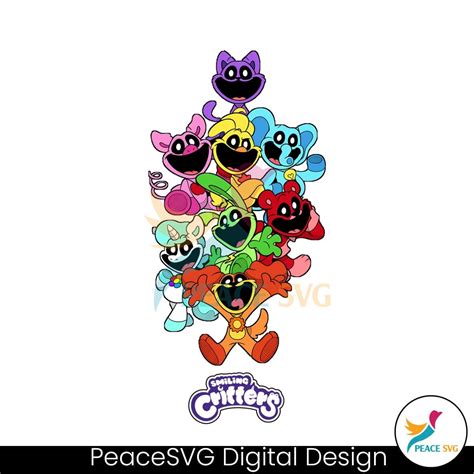 Smiling Critters Poppy Playtime Character PNG » PeaceSVG