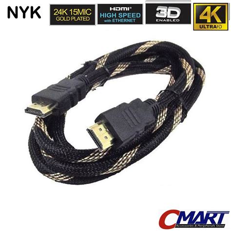 Jual NYK Kabel HDMI To HDMI 10m Gold Plated Cable 10 Meter NYK HDMM 10M