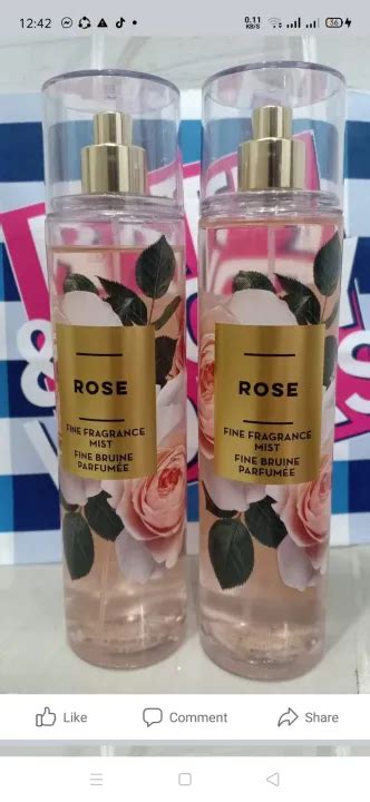 Bath Body Works Rose Fine Fragrance Mist 236 Ml Lazada PH