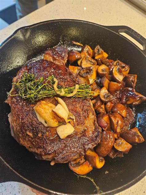 BUTTER BASTED RIBEYE WITH SHERRY MUSHROOMS - Wedge Community Co-ops