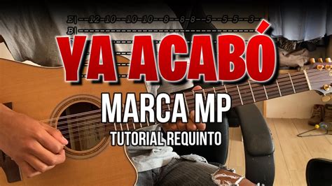 Ya Acab Marca Mp Requinto Facil Tutorial En Guitarra Youtube