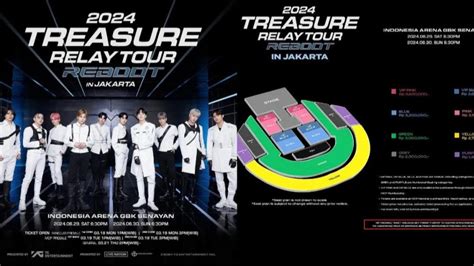 Digelar 2 Hari Berikut Seat Plan Dan Harga Tiket Konser TREASURE Jakarta