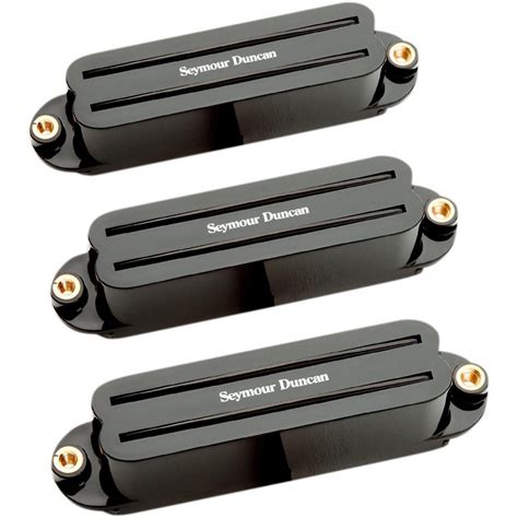 Seymour Duncan Hot Rails Strat Pickup Set Black | Musician's Friend