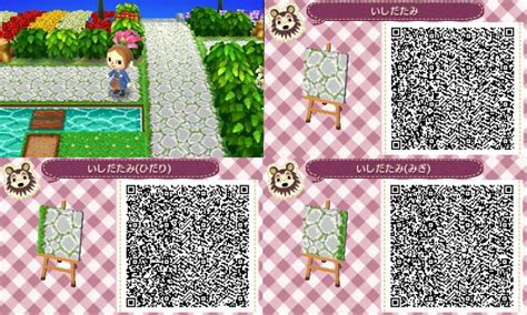 Stone Path With Grass New Leaf Qr Paths Only Qr Codes For New Leaf