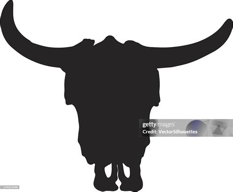 Bull Head Silhouette