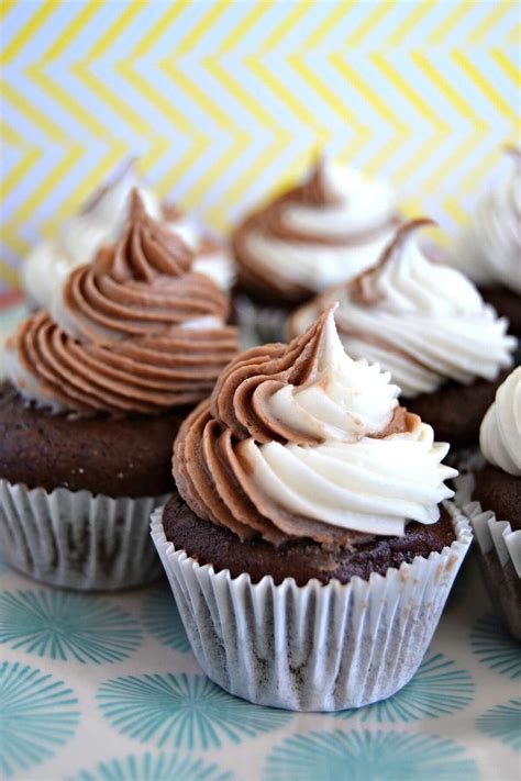 Vanilla Chocolate Twist Cupcakes Lou Lou Girls